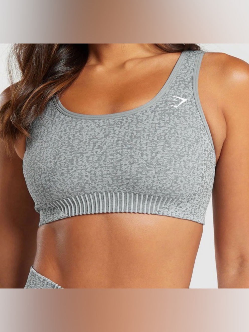 Gymshark Marl Seamless Scoop Bra